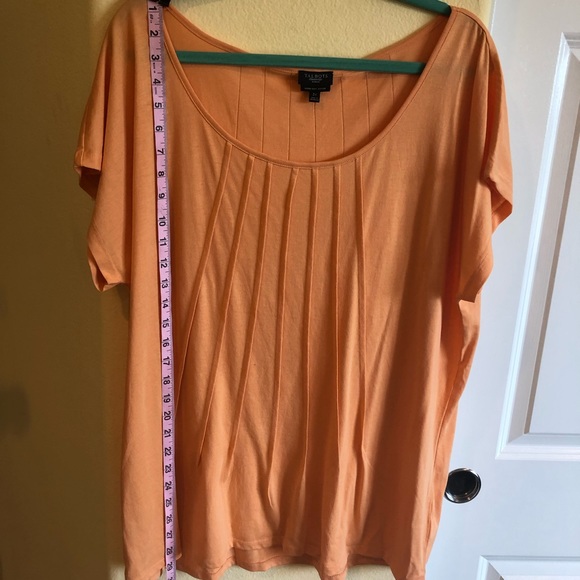 Talbots 3X Creamsicle Super Soft Cotton Top - Picture 1 of 6